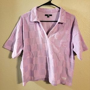 Vans Terri V Neck Cropped Polo